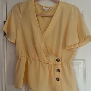 Yellow blouse
